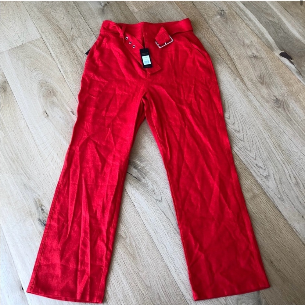AFRM Red Cropped Pants - Picture 2 of 3